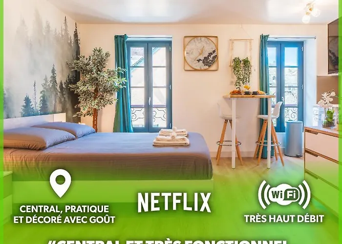 Le Cosygreen - Central/Netflix/Wifi Fibre - Sejour Lozere